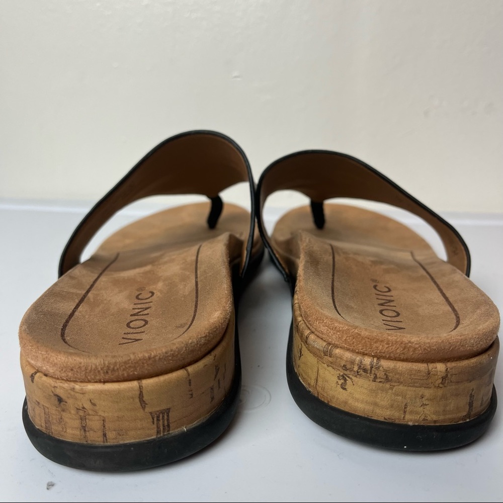 Vionic Jillian Womens Toe Post Platform Sandal Le… - image 4